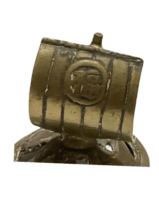 Japanese Bronze Incense Burner - Sailing Ship - Vintage - Picture 7 of 8